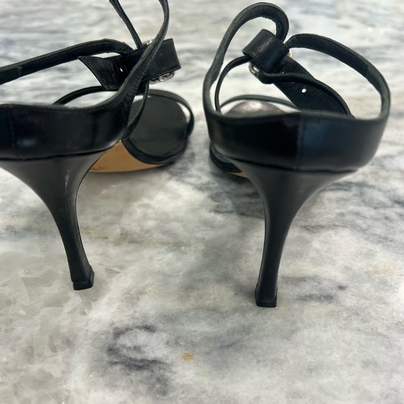 Manolo Blahnik Trampa in kid black - Picture 4 of 6